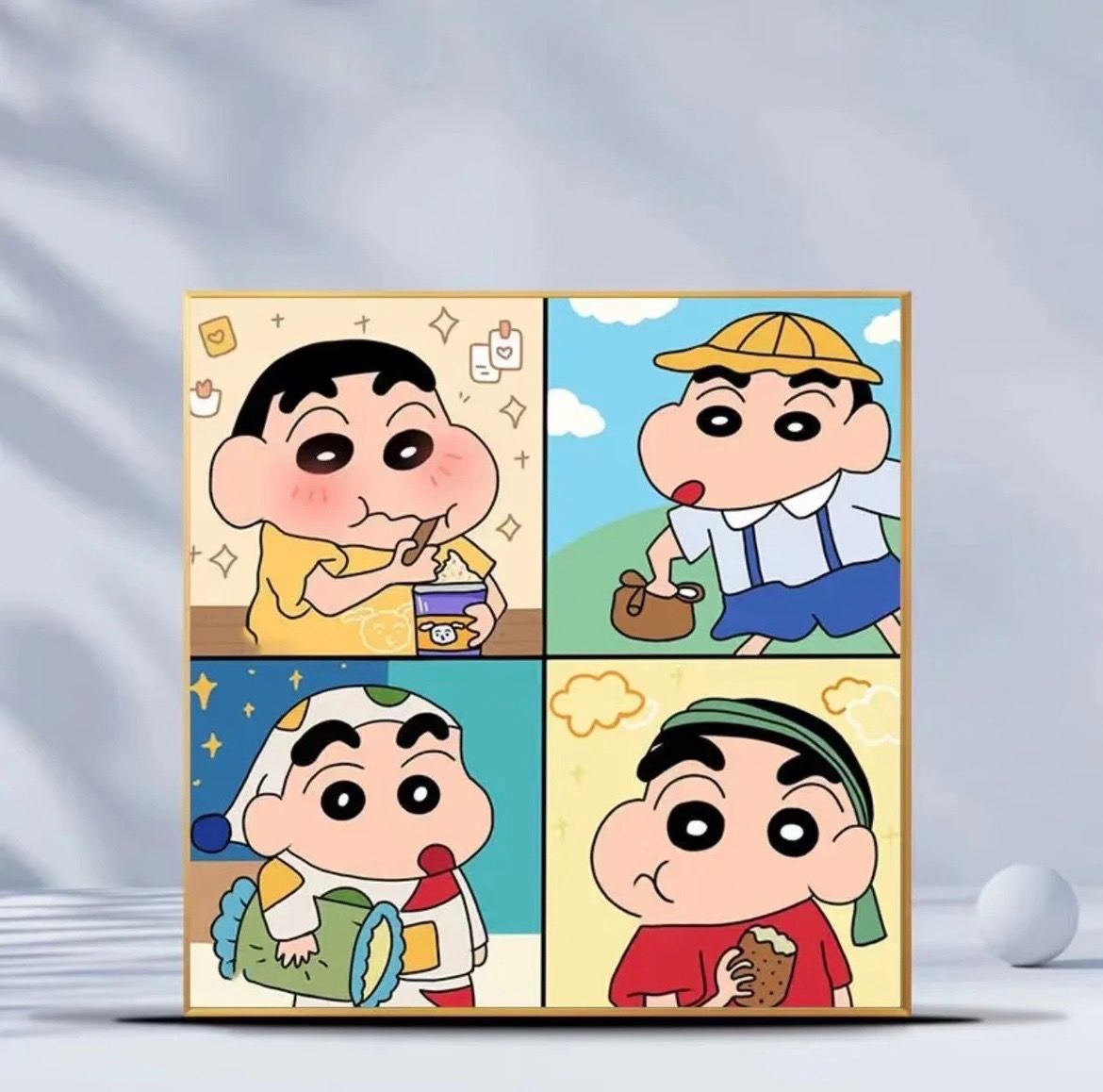 ✨蠟筆小新數字油畫DIY四宮格✨