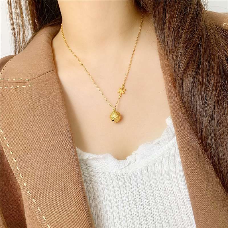 沙金宮鈴花朵吊墜 XL 1014