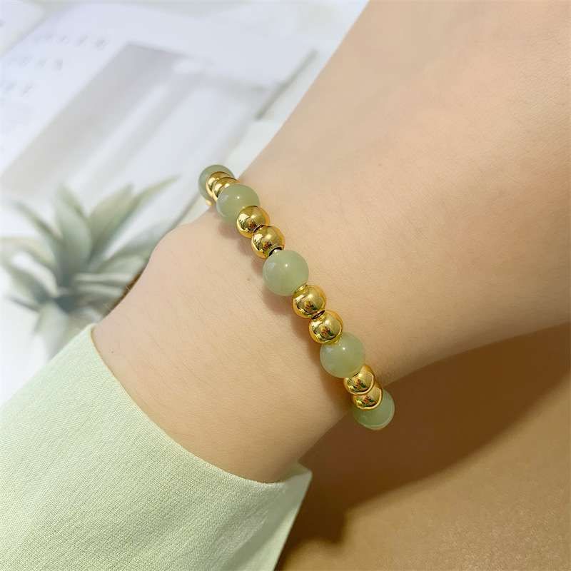 天然瑪瑙沙金轉運手鐲 SZ1213