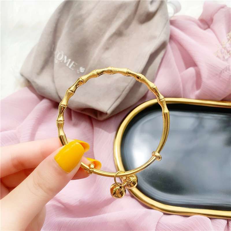 古法傳承竹節鈴鐺手鐲 SZ1038