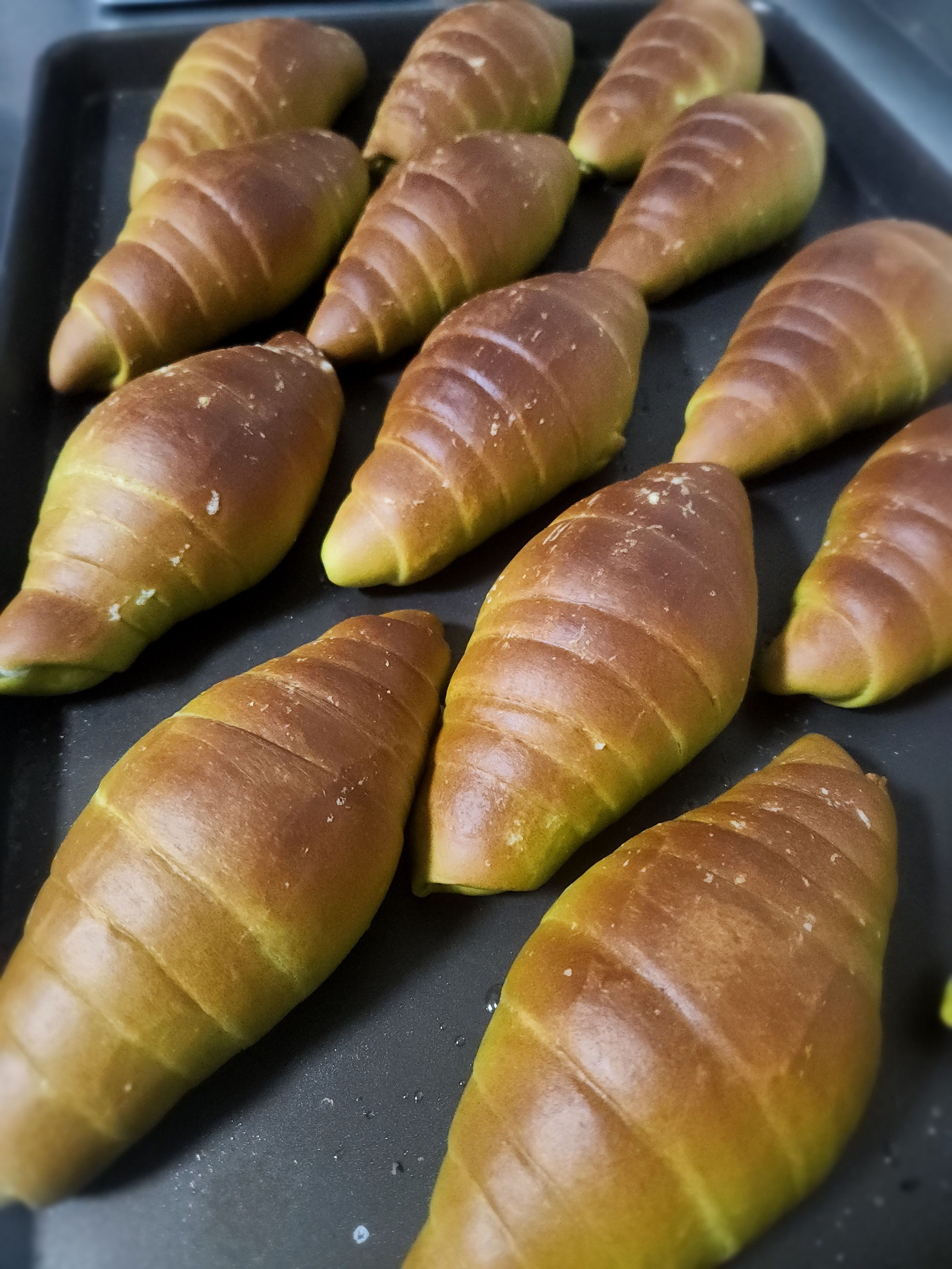 夾心香蘭牛角麵包