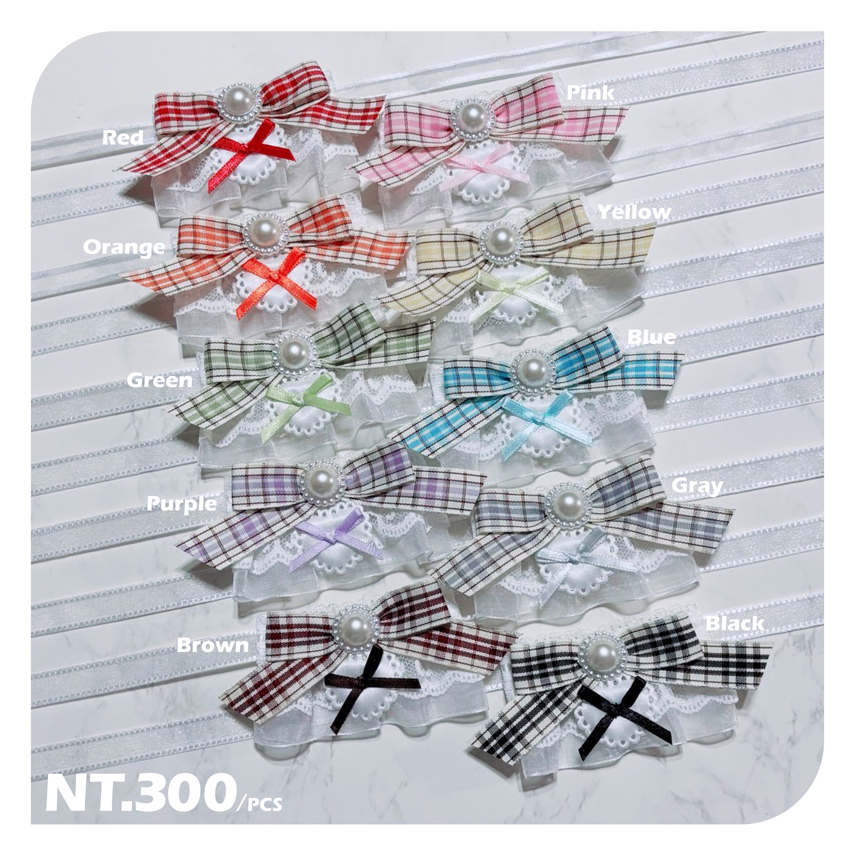 娃用格紋圍兜兜