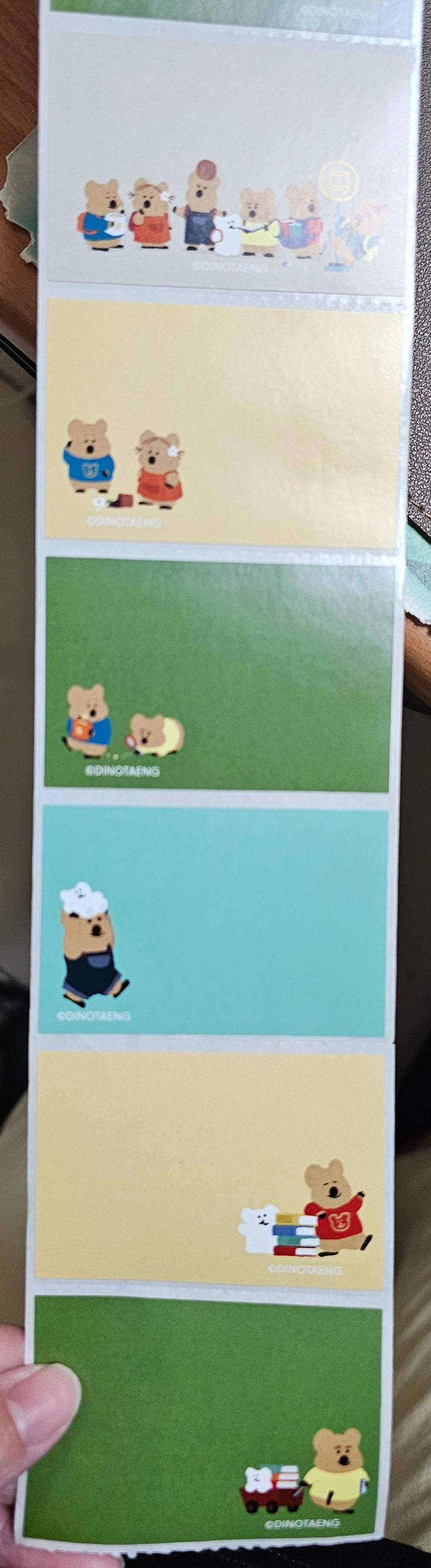 quokka 貼紙 校園款 六款一循環