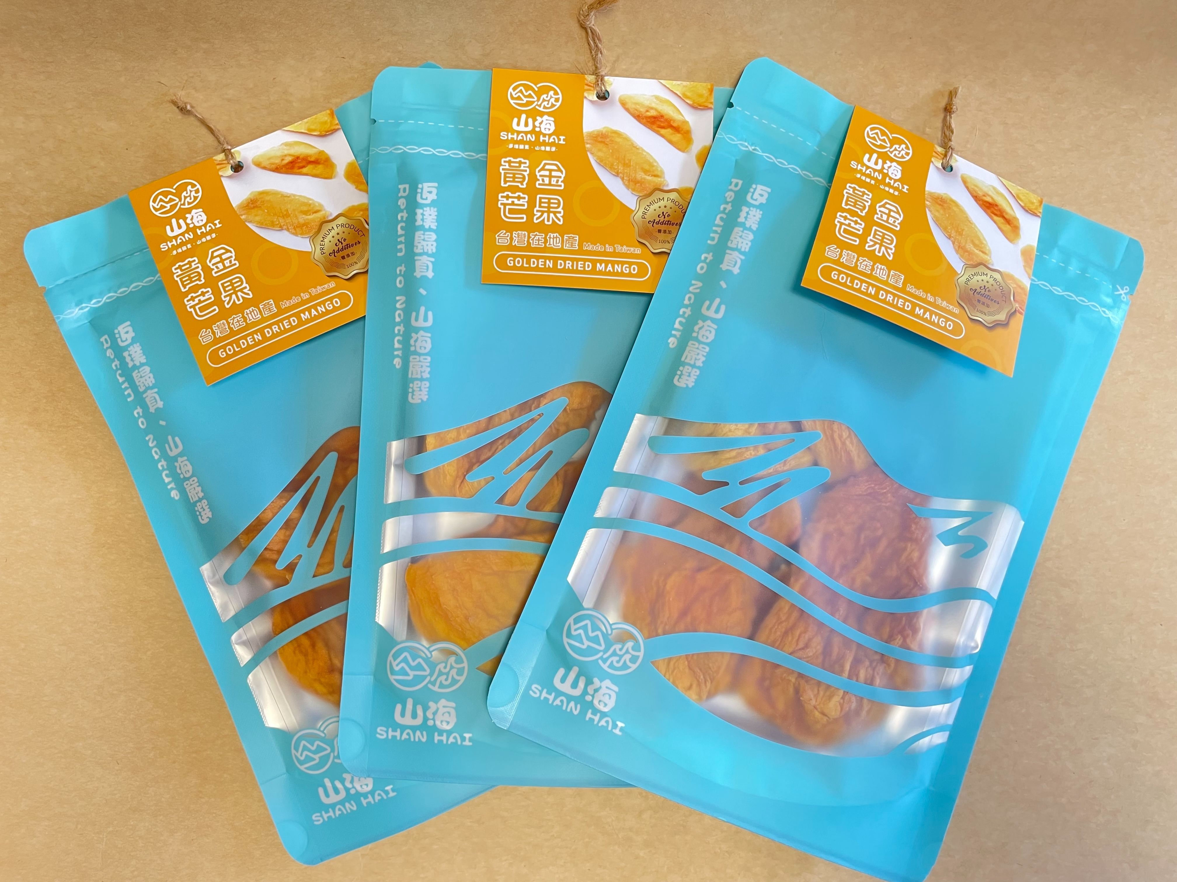 山海 一口芒果乾（無糖零添加）