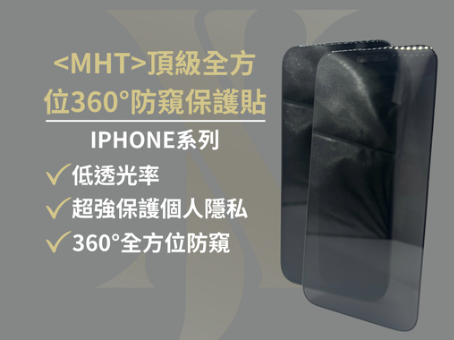 【A04】頂級全方位360°防窺保護貼✔️日本製✔️電鍍玻璃✔️自家生產