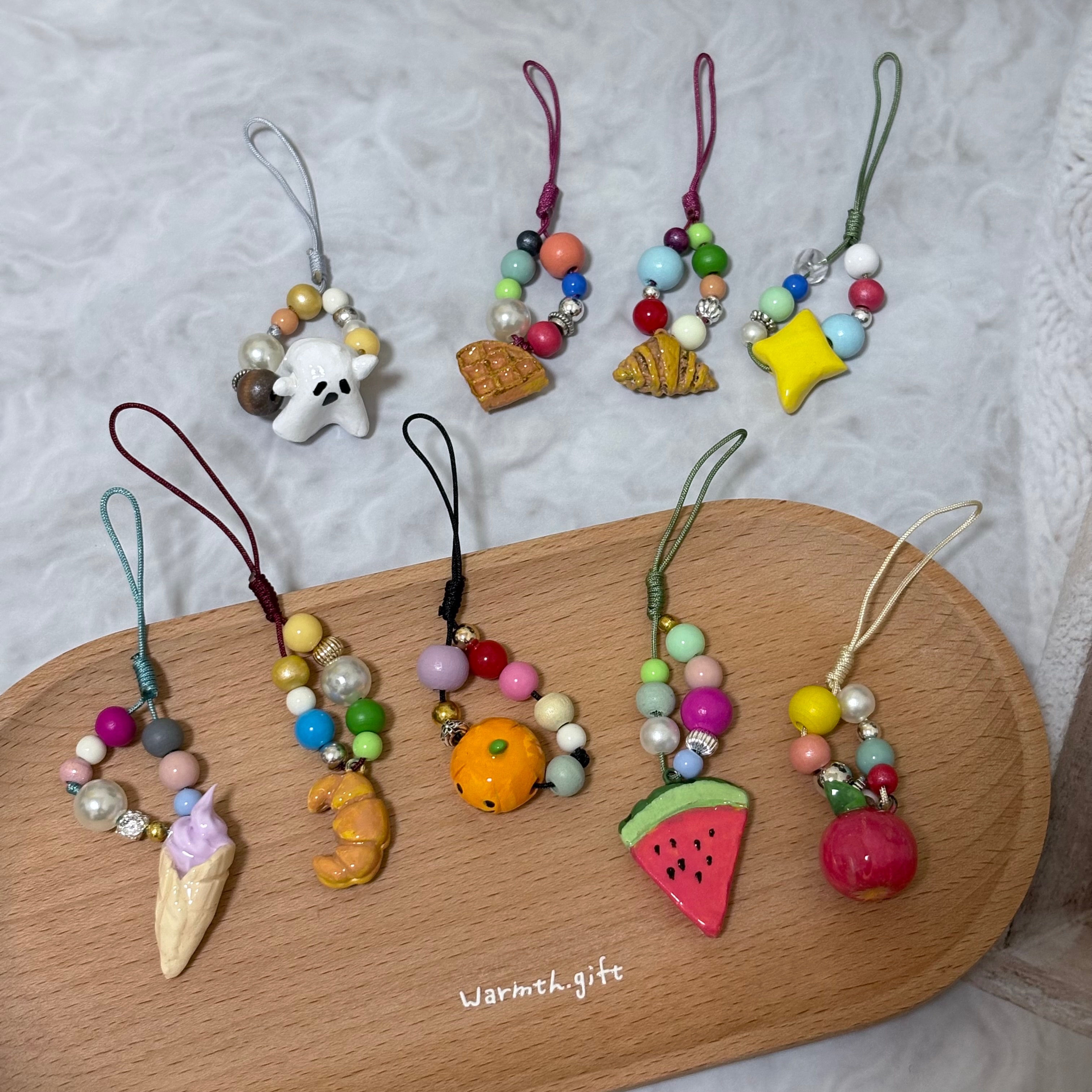 可愛土土串珠吊飾