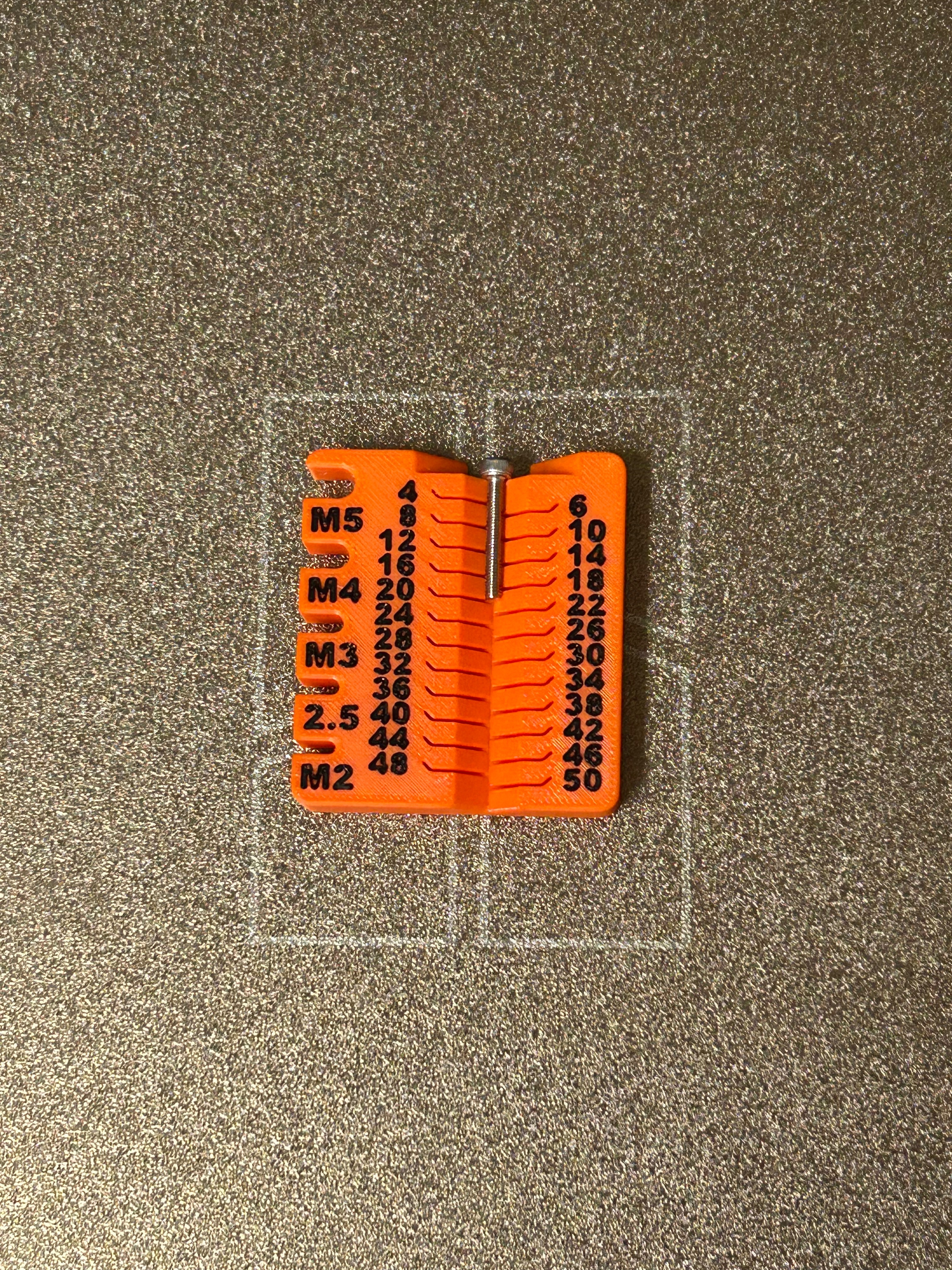 【磨砂】螺絲螺母測量工具