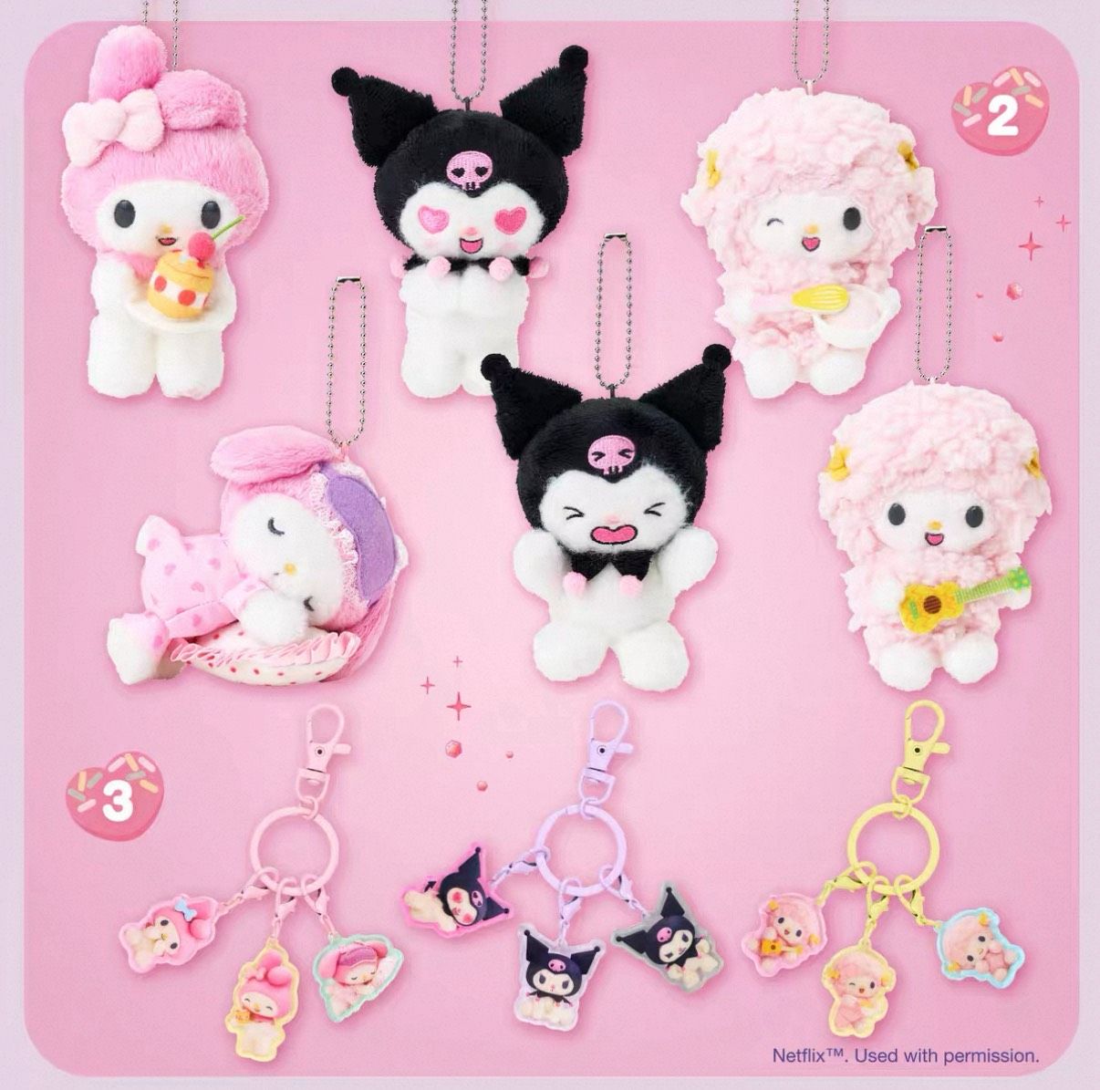 [現貨]日本三麗鷗 Netflix原創影集 melody＆kuromi