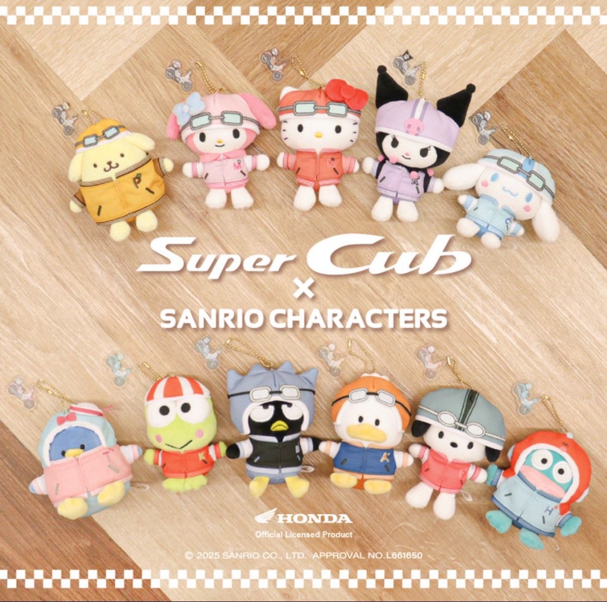 [現貨]日本三麗鷗 x Honda 聯名吊飾