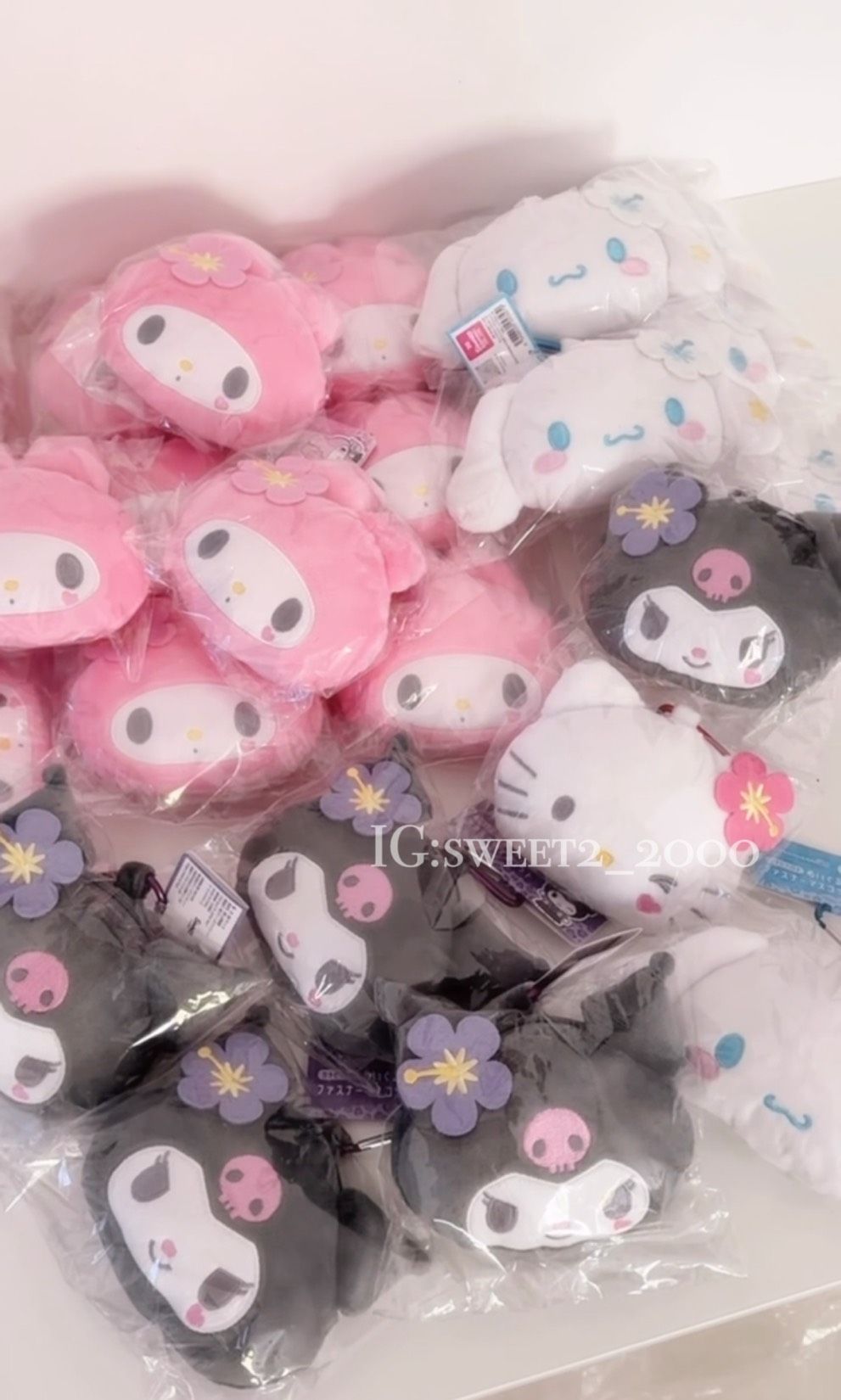 [現貨]日本三麗鷗平成系列大頭包吊飾