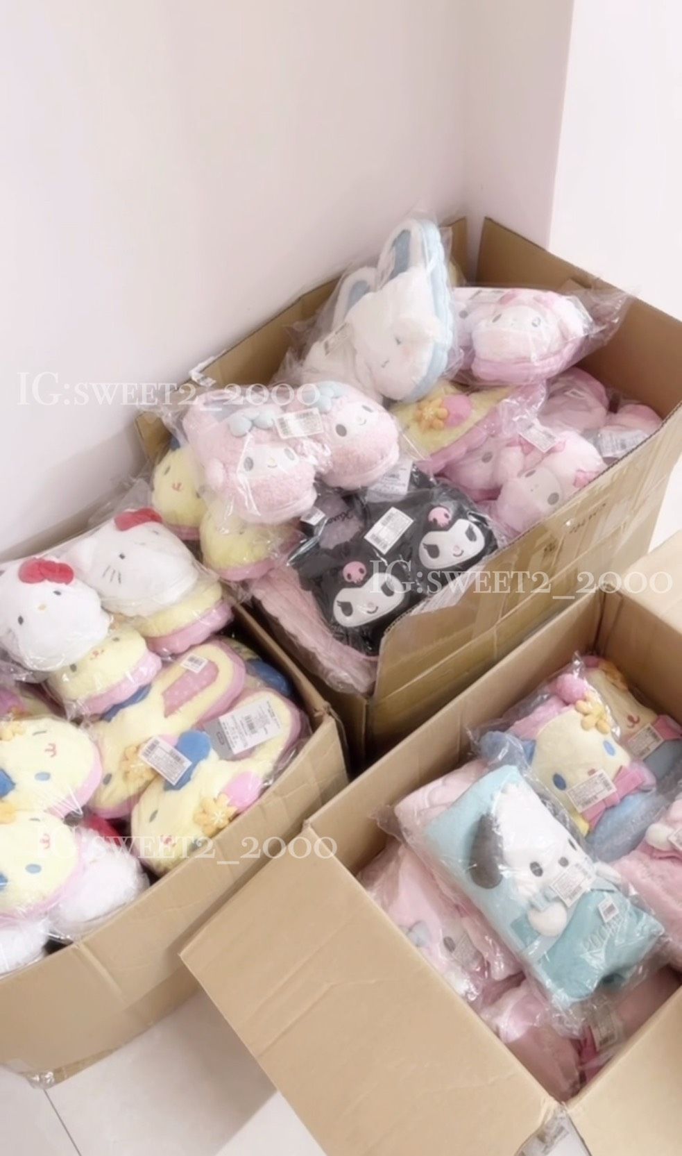 [現貨]日本三麗鷗冬日居家毛絨絨系列