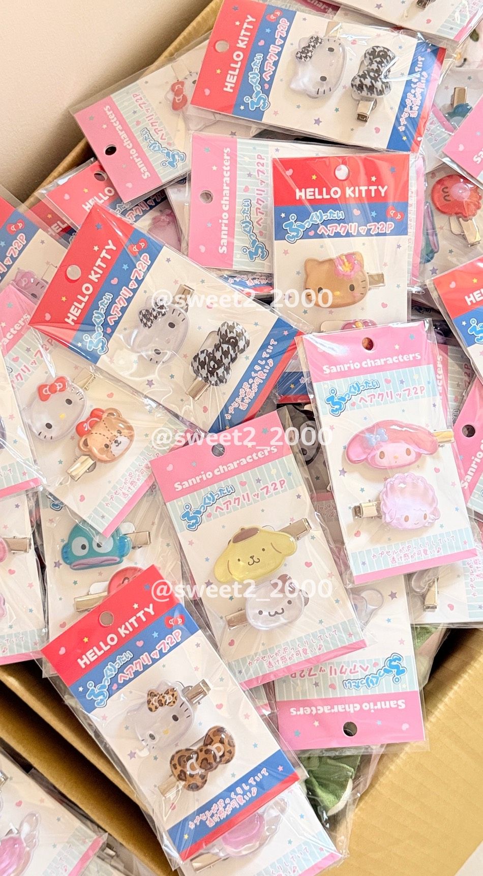 [現貨]日本三麗鷗果凍透透造型髮夾 必買....