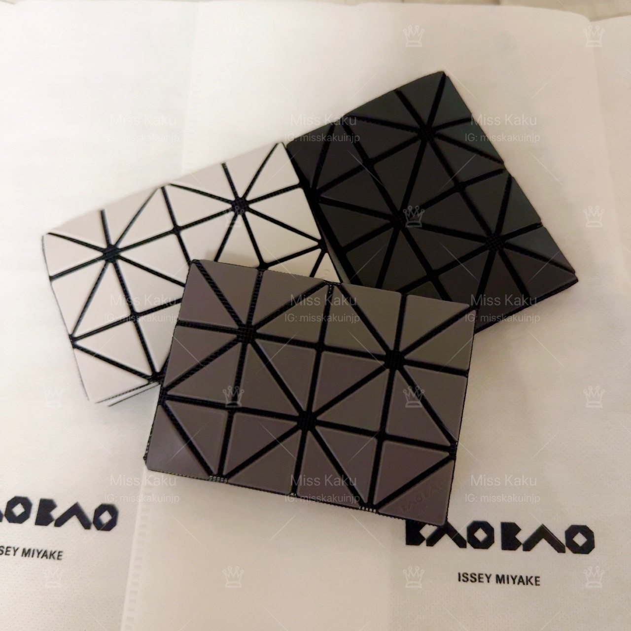 全新三宅ㄧ生 BAOBAO 霧面經典卡夾/卡包 AG701