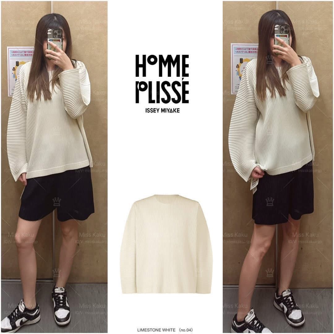 全新三宅一生 HP 圓領長袖上衣 JK093