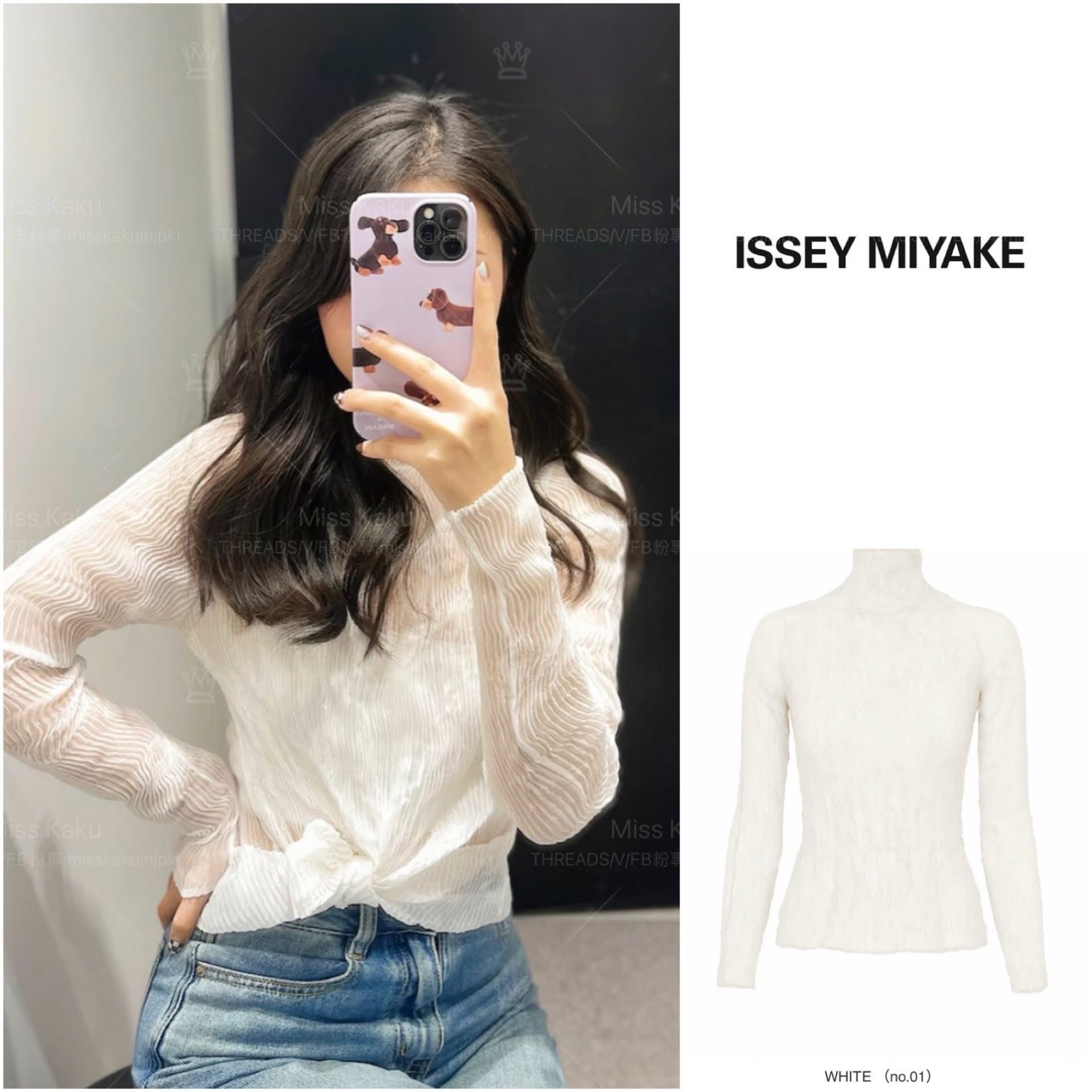 全新三宅一生主線柳條長袖/短袖打底上衣 FJ421/FJ426