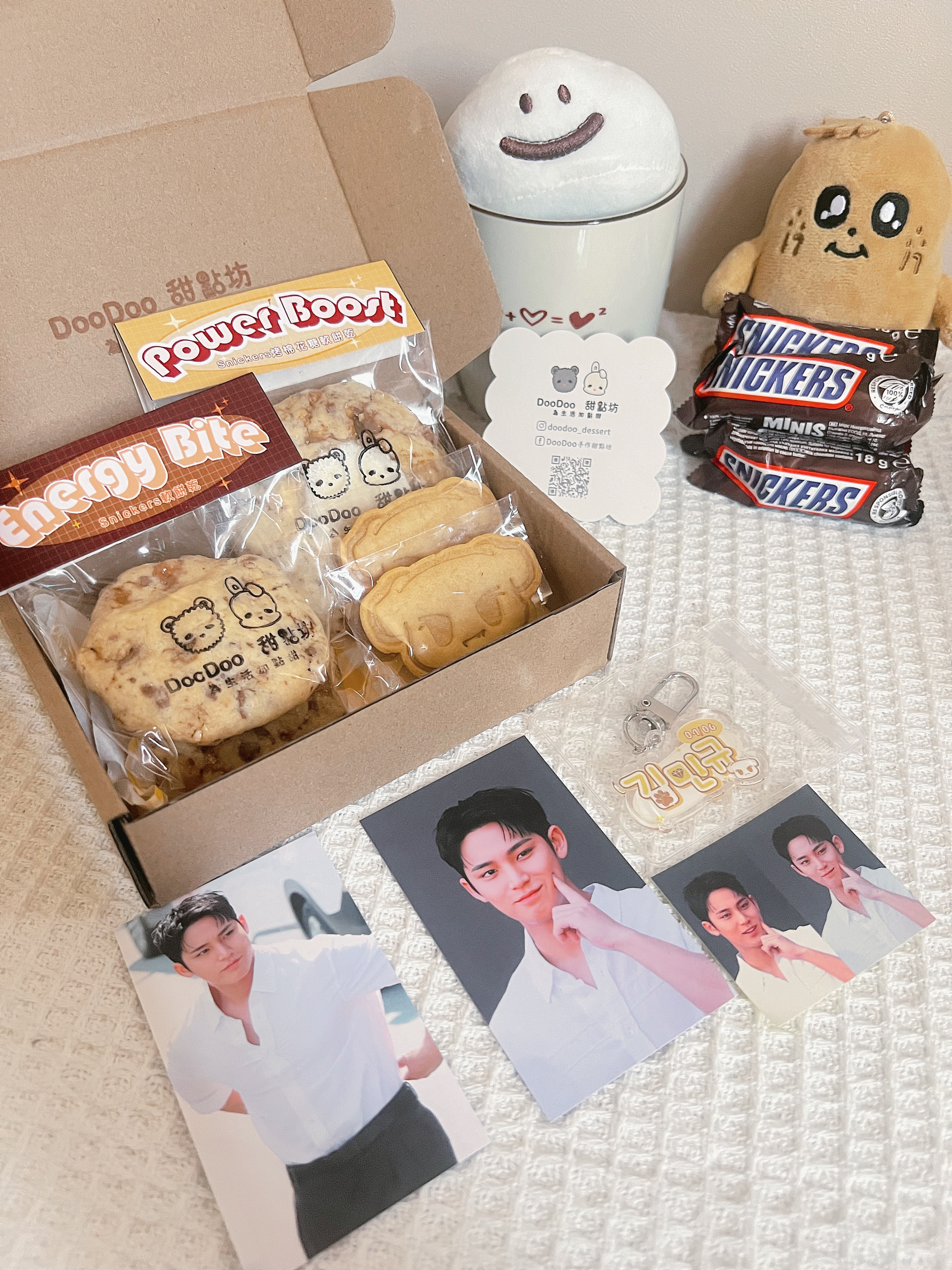 °. ⑅𝙈𝙞𝙣𝙂𝙮𝙪_生日應援🎁𝙎𝙣𝙞𝙘𝙠𝙚𝙧𝙨口味軟餅乾⑅+.