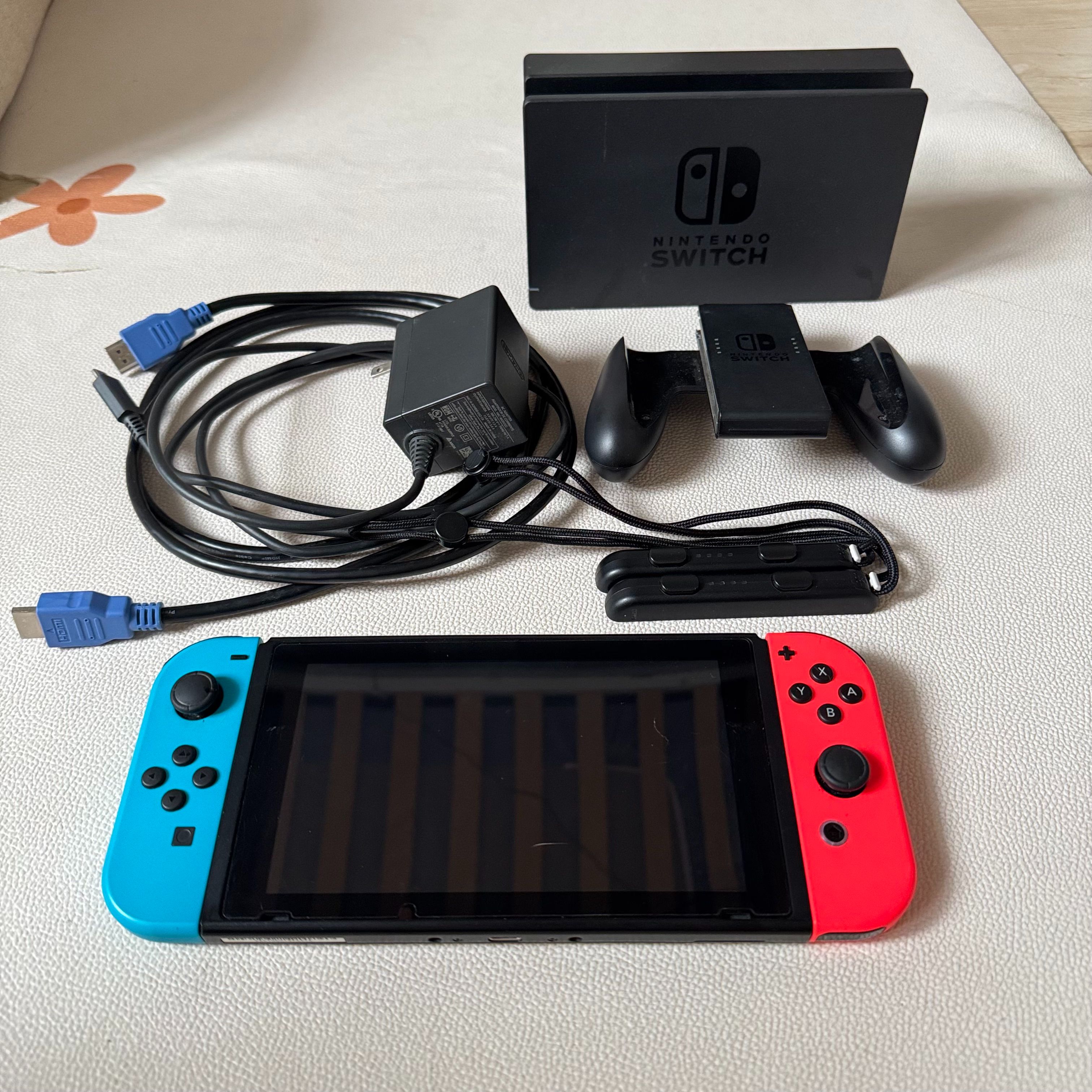 「二手」SWITCH 主機＋全配件（附原廠盒）