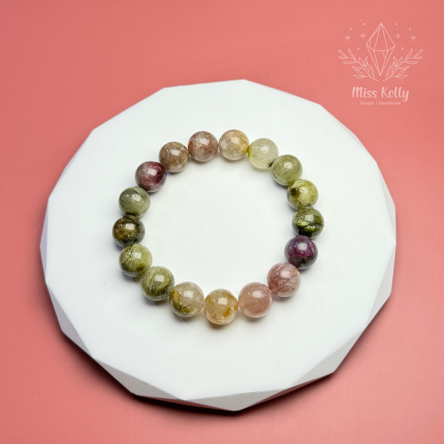 [Miss Kelly 凱莉小姐] 新品～碧璽/透體碧璽/天然水晶