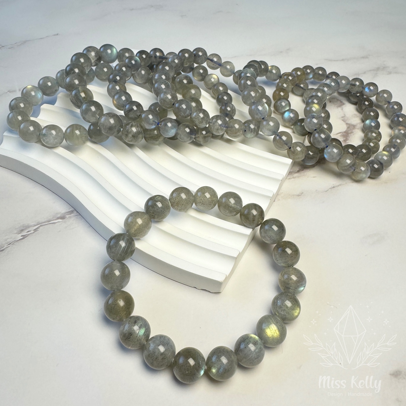 [Miss Kelly 凱莉小姐] 新品～灰月光石/正長石/天然水晶