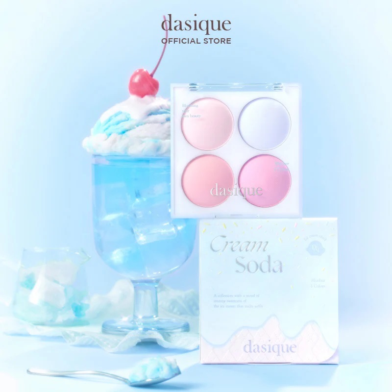 DASIQUE Blending Mood Cheek 四色腮紅盤 #11 Cream Soda