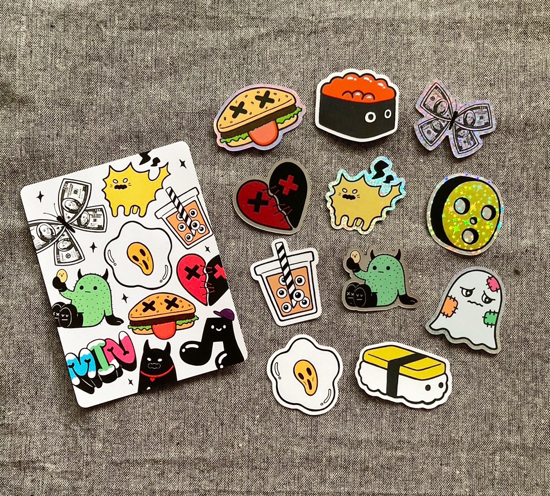 第一彈🌟神奇塗鴉貼紙包（附酷卡，售完為止）