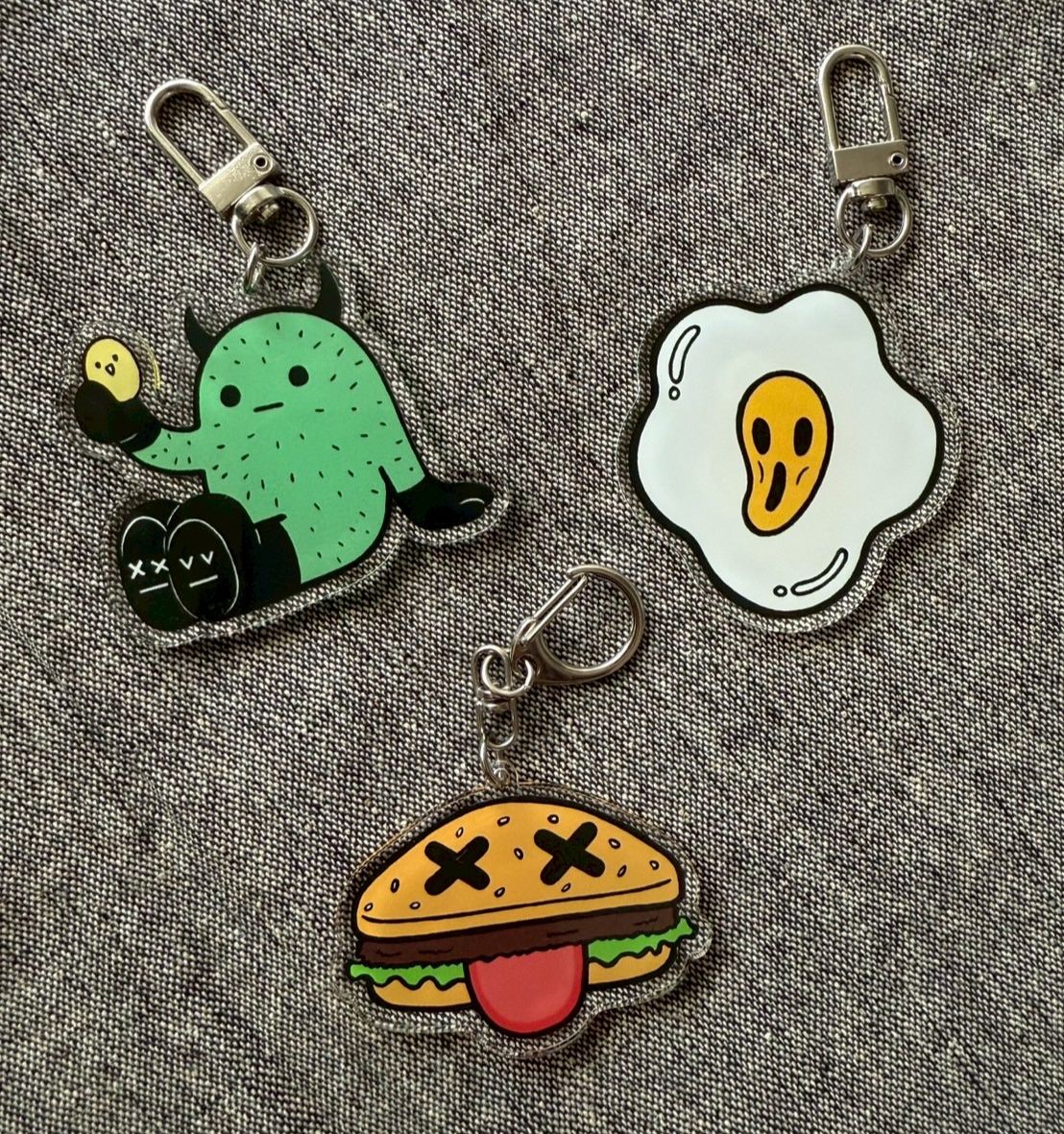 神奇塗鴉＿壓克力造型鑰匙圈