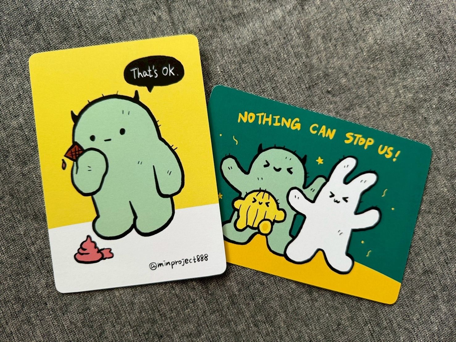 塗鴉仙人掌＿明信片