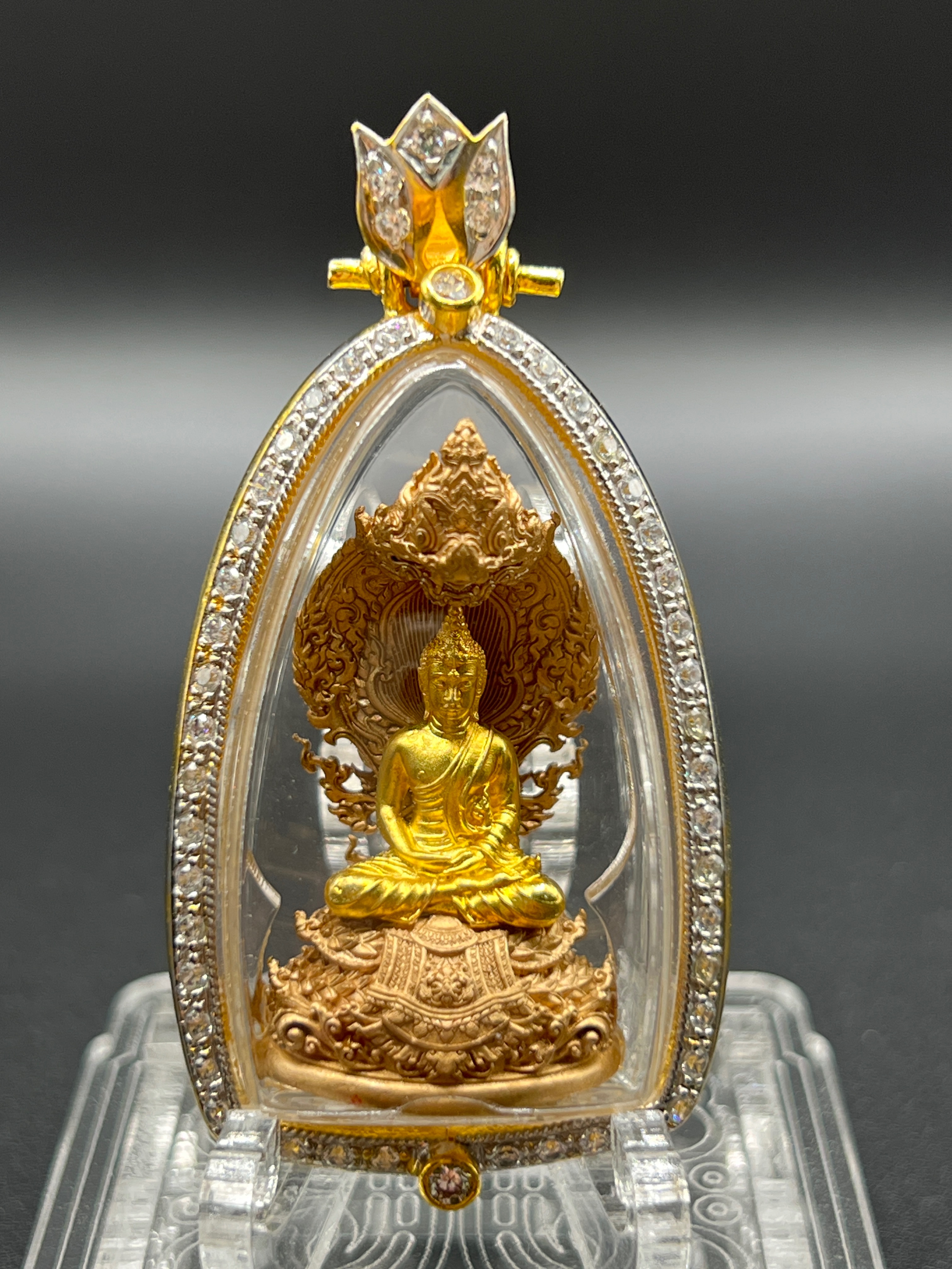 龍婆力孔 2567年 七龍佛 限量佛牌藝術 滿鑽殼