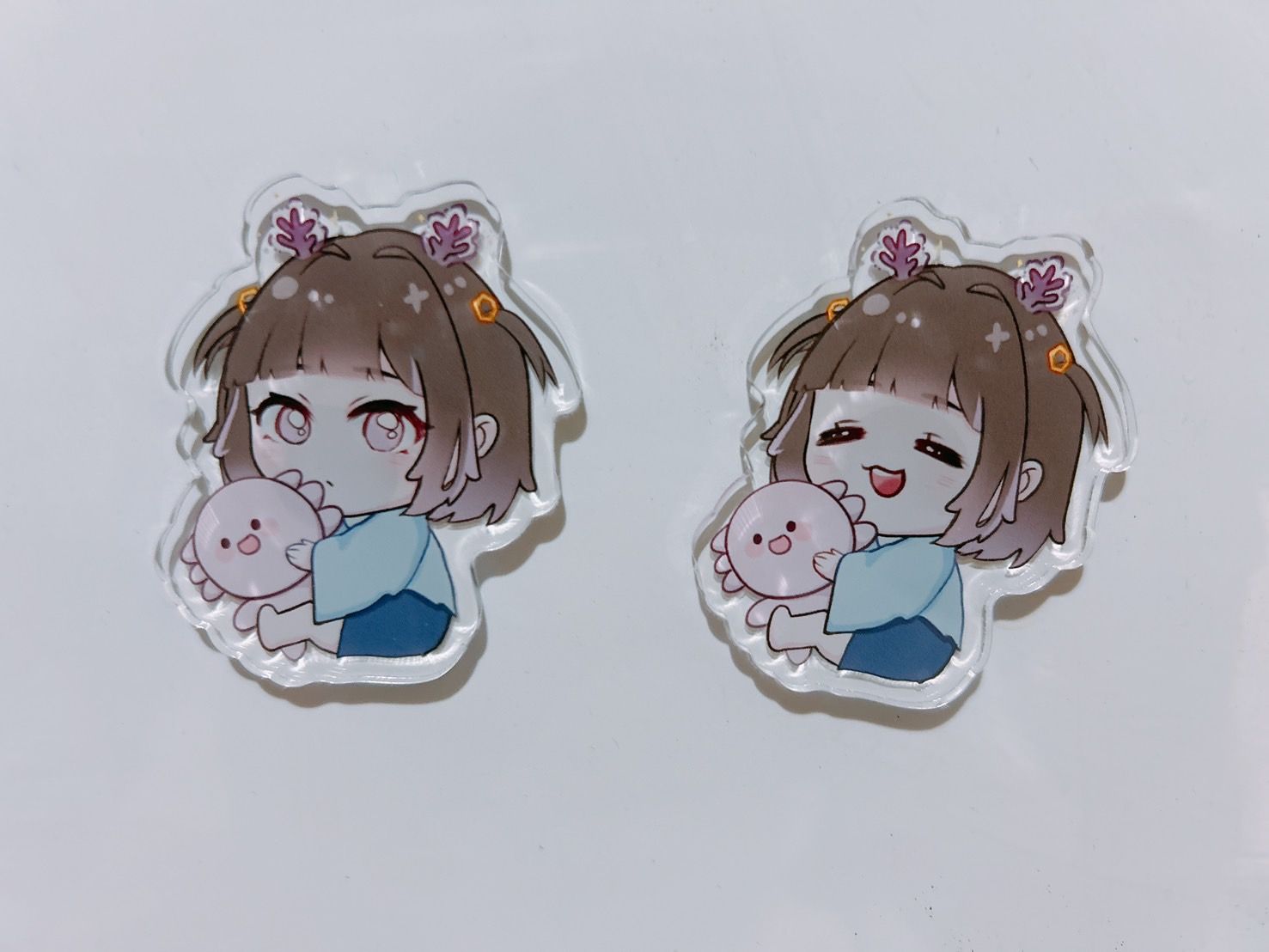 兒童小箱磁鐵-8月份加強版限定（一組兩個不同表情）
