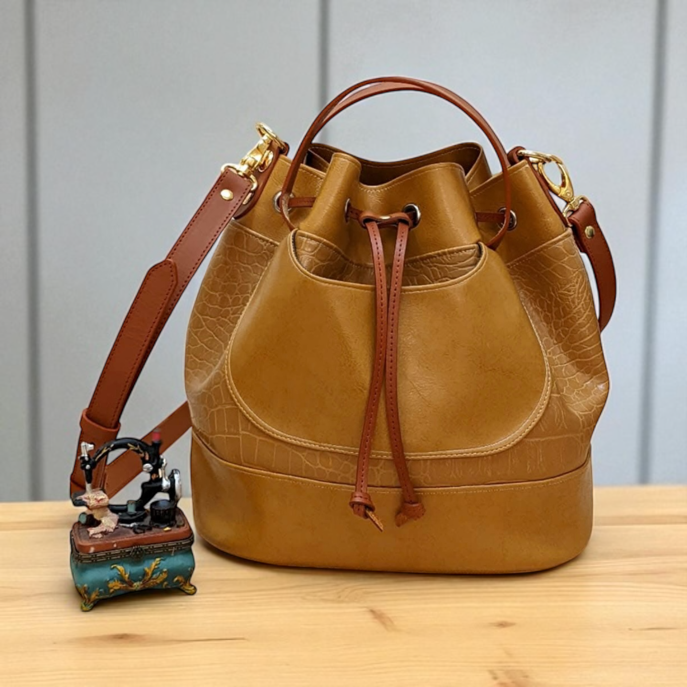 香氣女子水桶包紙型影片（贈送後背包紙型）