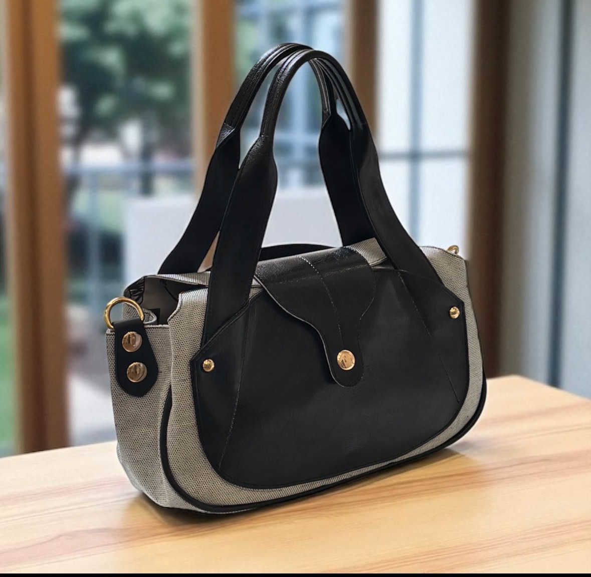 波波提袋樸實皮釦版紙型影片