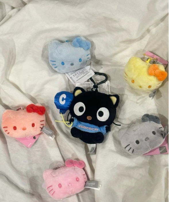 氣球巧克貓吊飾 遇到了Kitty魔法陣 *＼（^o^）/*