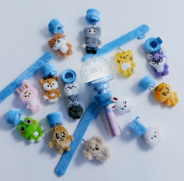 miniteen手燈絨毛吊飾