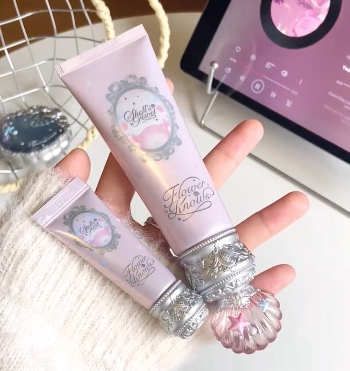 Flower Knows花知曉珍珠貝殼系列迷你妝前乳 8g