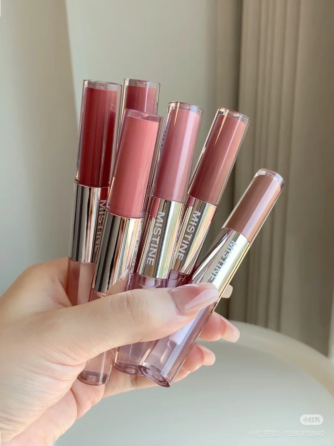 MISTINE蜜絲婷微醺持色雙頭唇釉