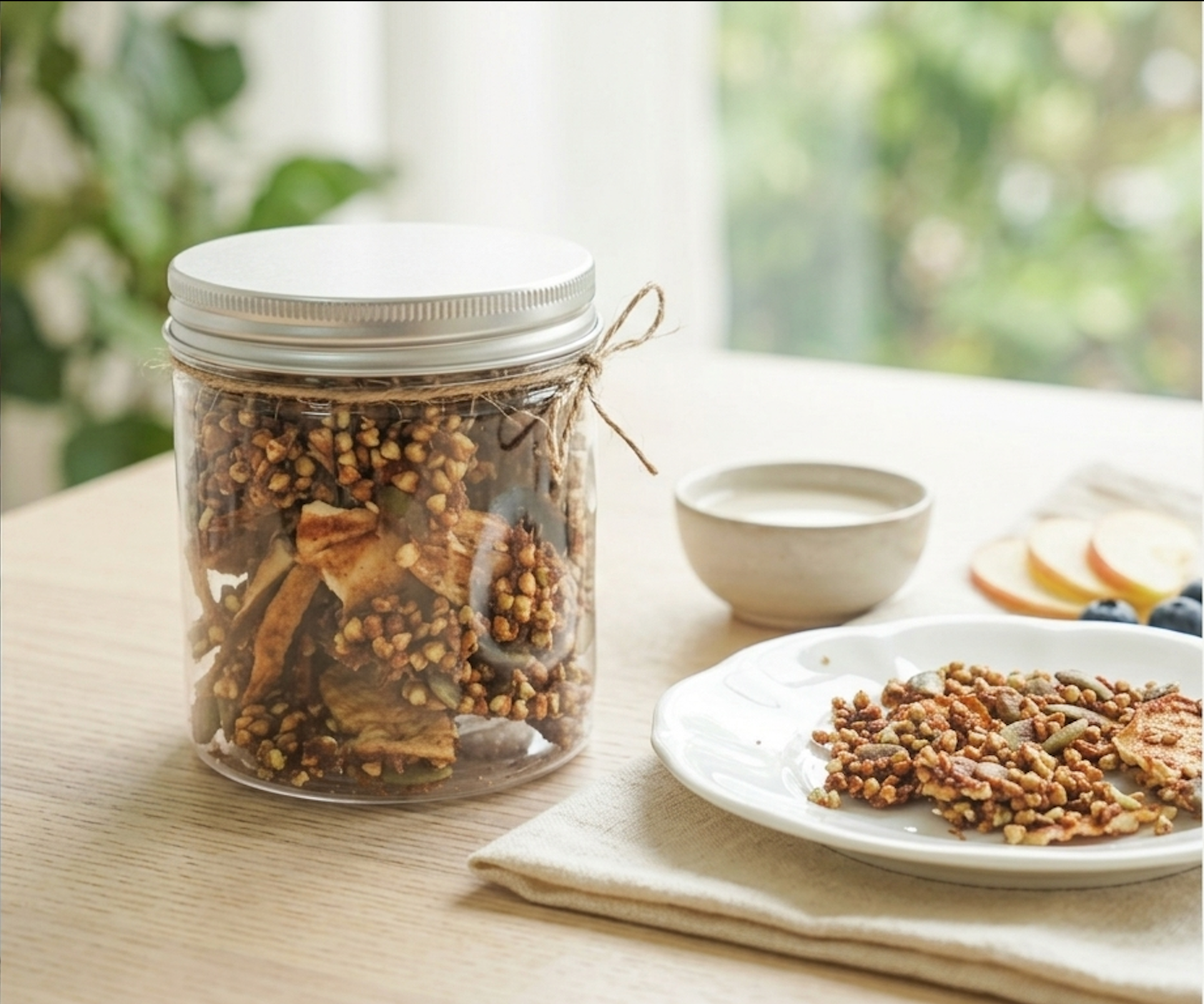 蘋果肉桂催芽殼片（無堅果｜無糖｜無油）