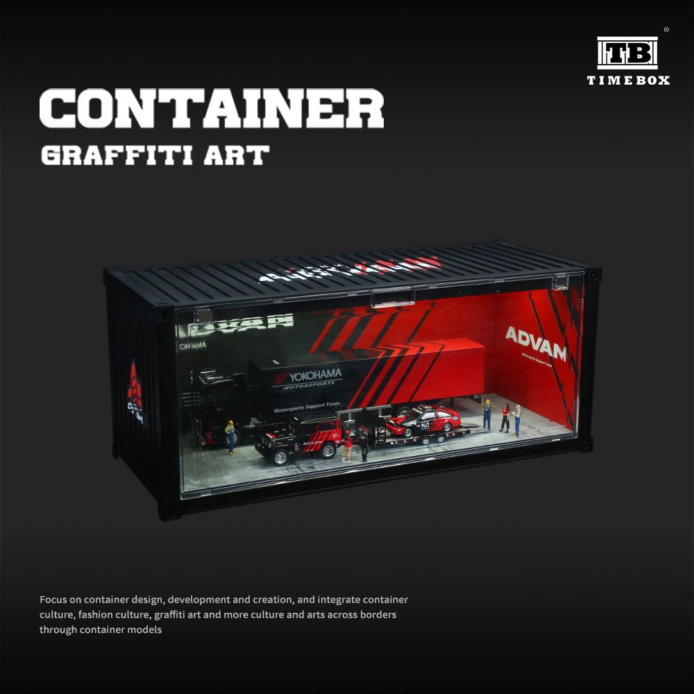 TimeBox 1/64 ADVAN 貨櫃屋