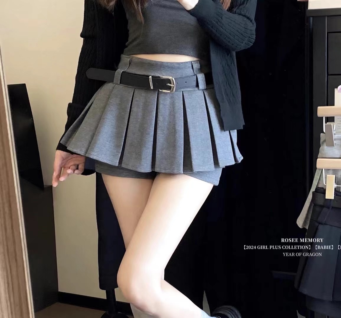 🔗學院俏皮百褶裙🩶