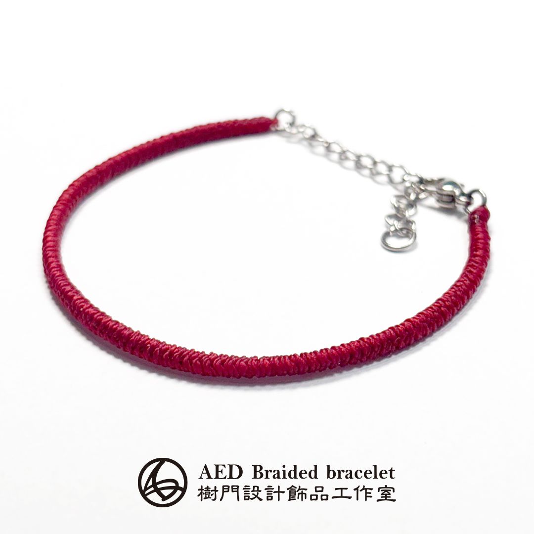🌈 繞願繩｜五色經典 × 願語手鍊系列 ｜AED Braided Bracelet × 樹門設計飾品工作室