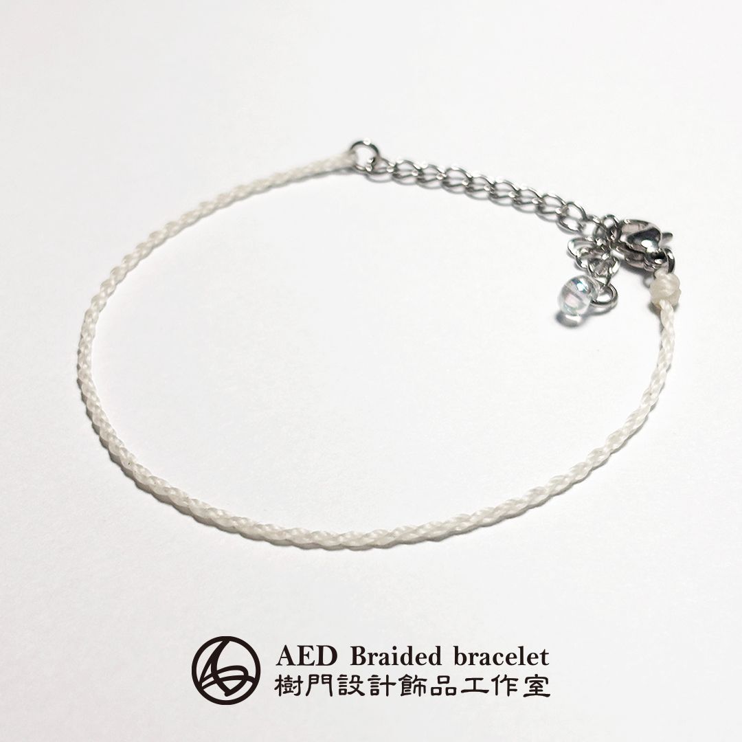 🌈 捲心繩｜五色傳統 × 願語手鍊系列   AED Braided Bracelet × 樹門設計飾品工作室