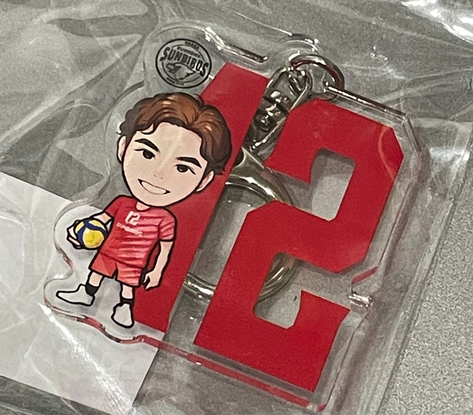 髙橋藍 Q版12號 三得利官方鑰匙圈