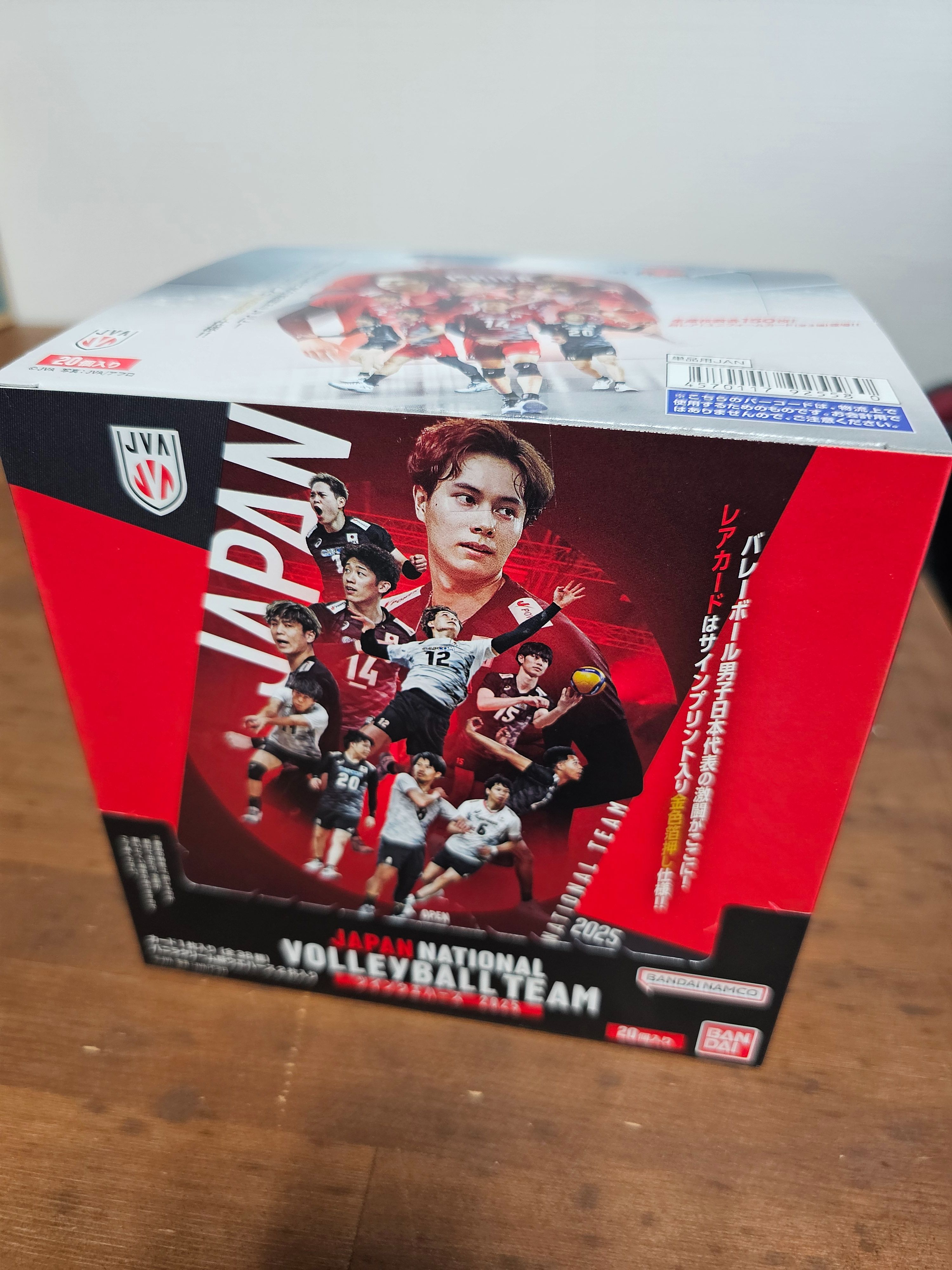 日本男排 餅卡