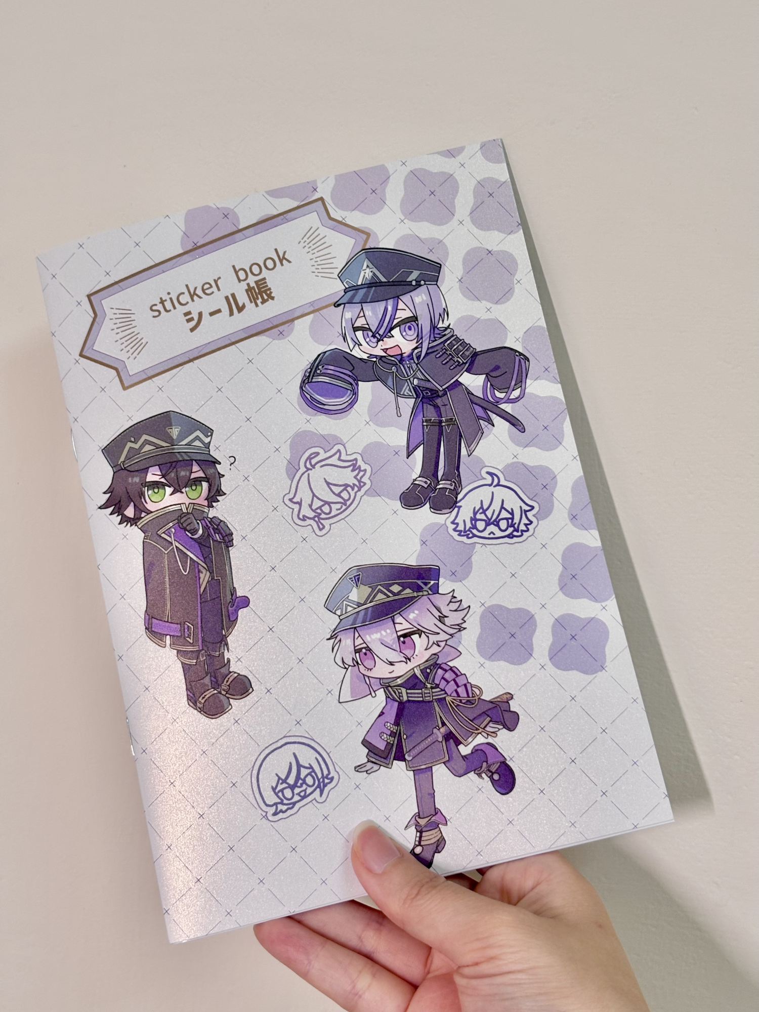 江戶三作貼紙簿