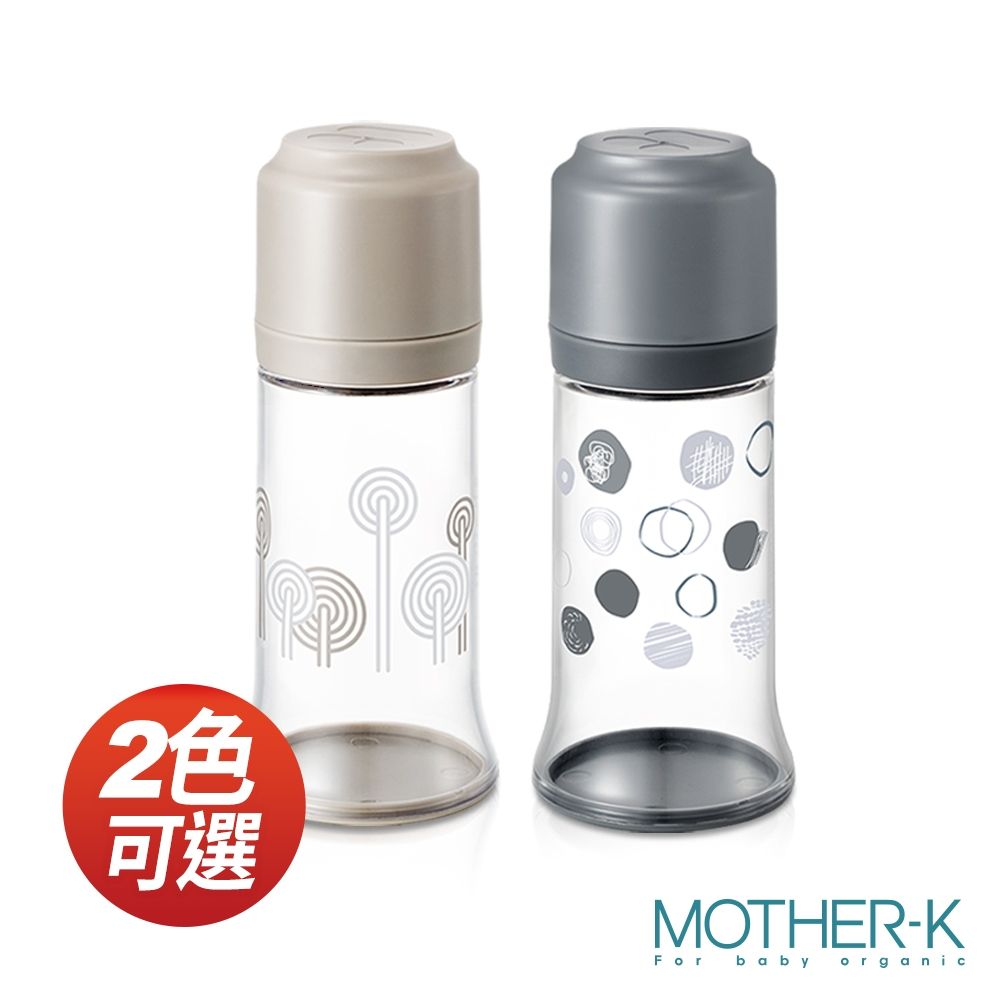 韓國MOTHER-K 外出必備 拋棄式奶瓶 （灰 棕）