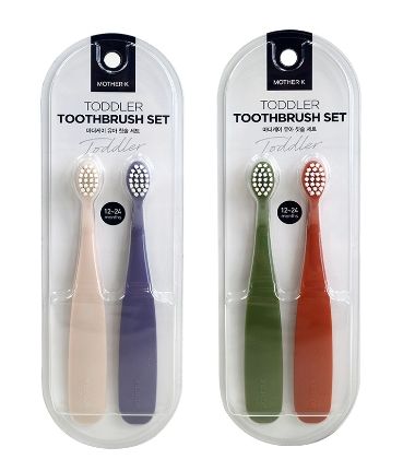 MOTHER-K 0.5階段 嬰幼兒學習牙刷2入組
