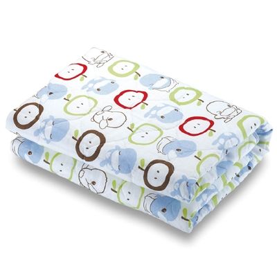 【KU.KU酷咕鴨】四季被/棉心紗透氣涼被-藍色