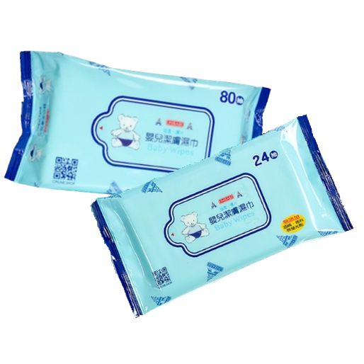 UniBABE優貝比 嬰兒專用 厚片柔濕巾（24抽/80抽）