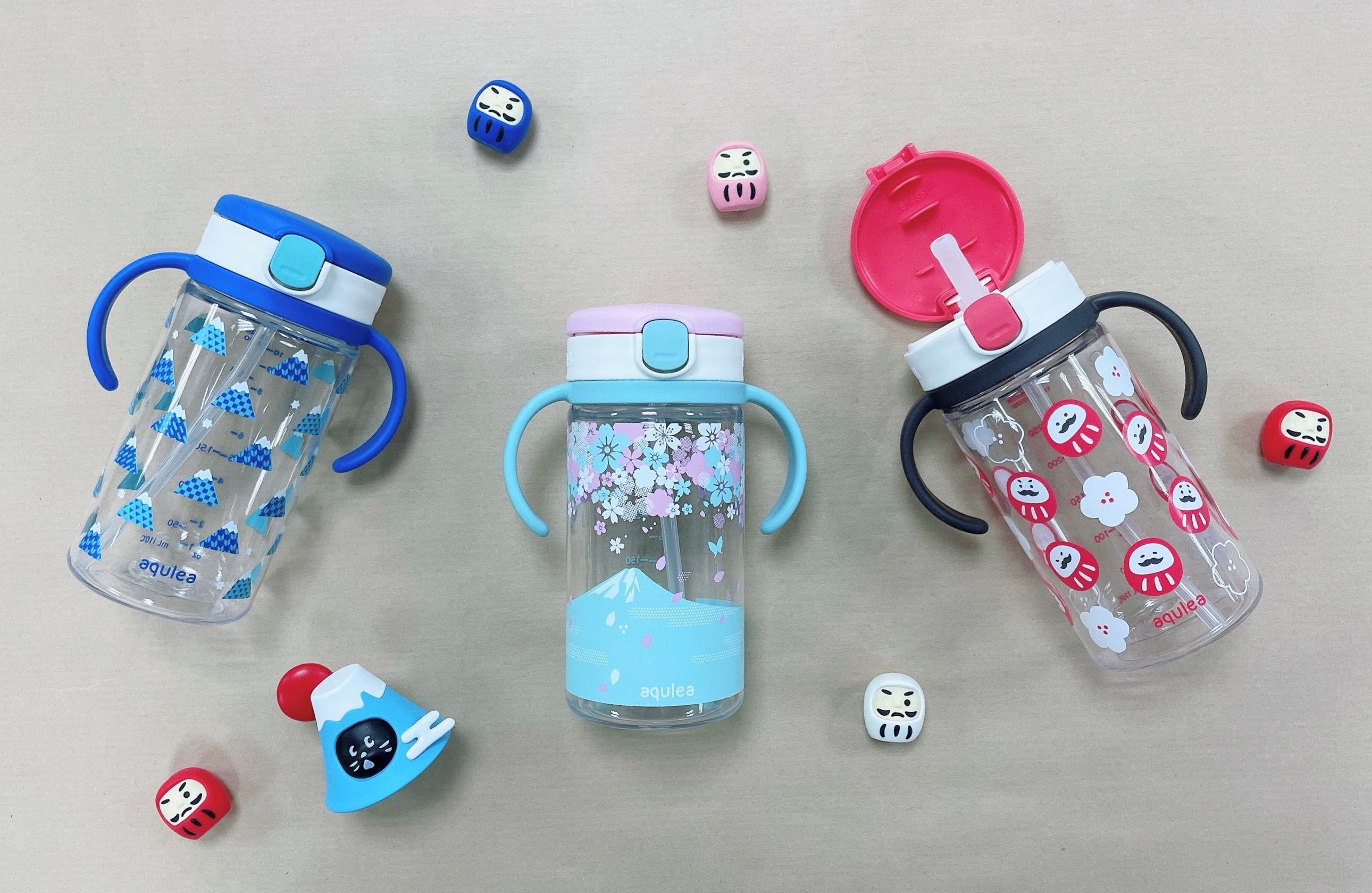 Richell利其爾 吸管水杯320ml《台日友好台灣限定版》