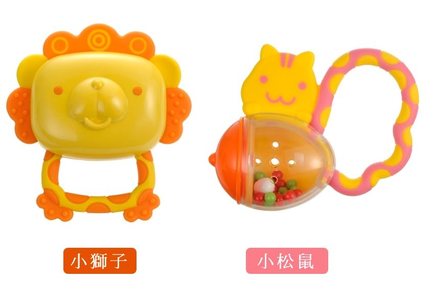 【利其爾Richell】（小獅子/小松鼠）固齒器 有聲固齒器