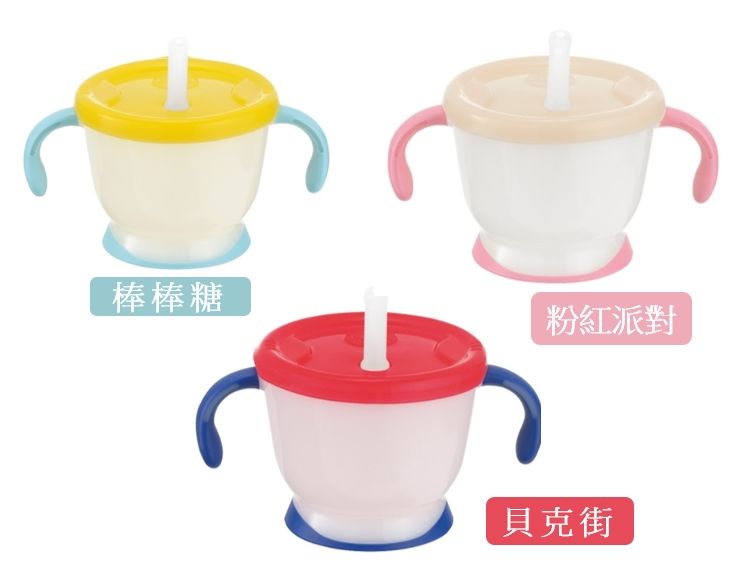 【利其爾 Richell】第四代LC吸管訓練杯 150ml（貝克街/粉紅派對/棒棒糖）